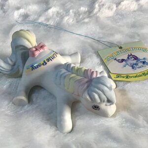 VTG HASBRO MY LITTLE PONY FIRST BORN BABY STARBOW 1985 PORCELAIN FIGURINE w/Tag